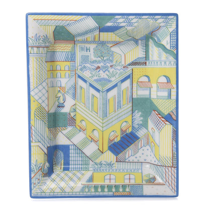 Hermes Limoges Porcelain Les Cavaliers Change Tray 1 of 5