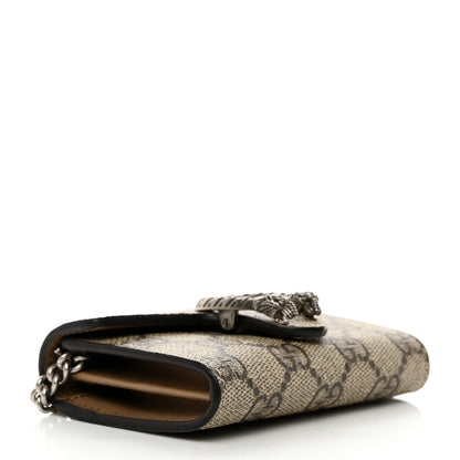 Gucci GG Supreme Monogram Dionysus Coin Purse Taupe 4 of 6