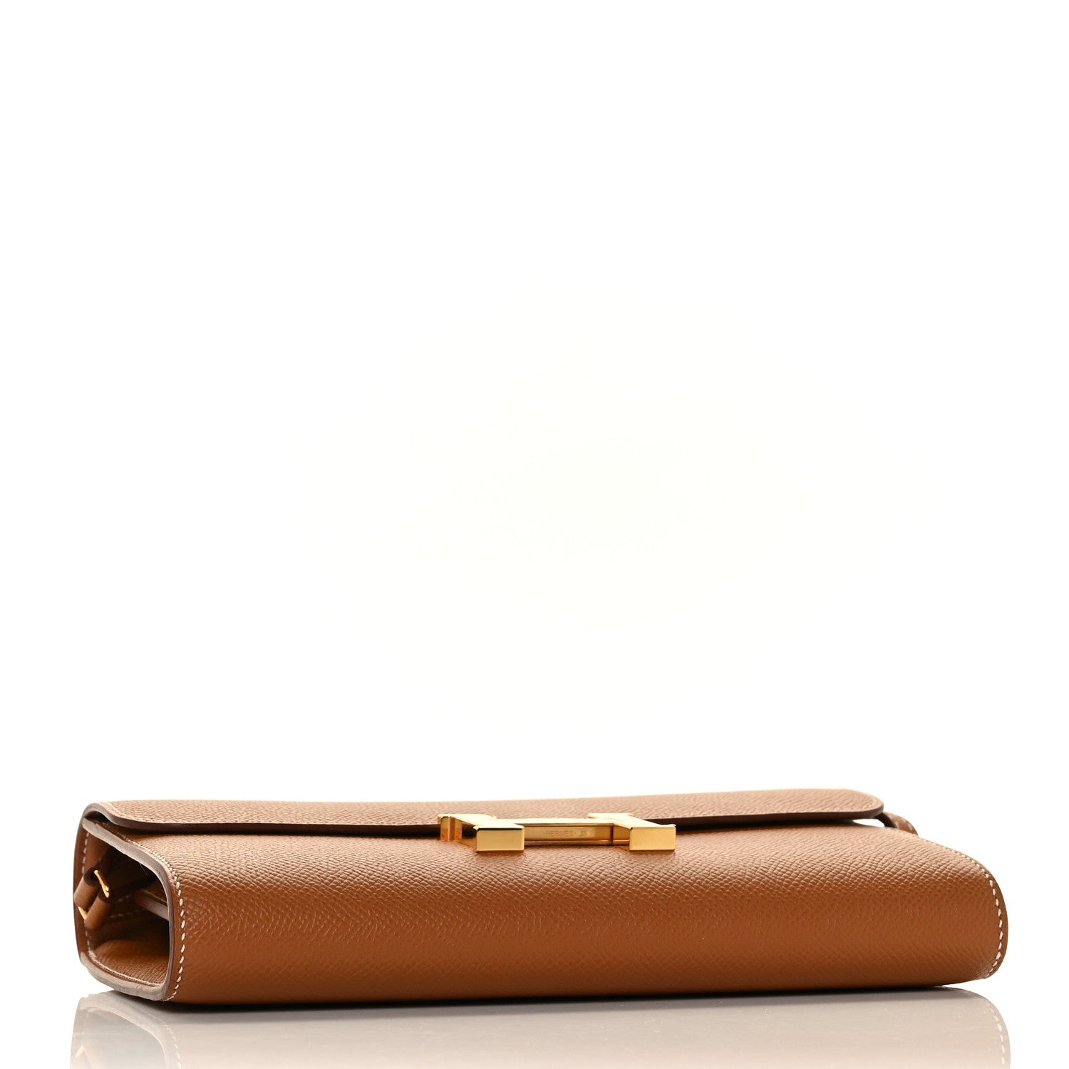 Hermes Epsom Constance Long Wallet To Go Gold 3 of 8