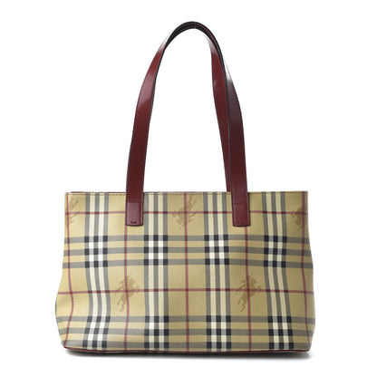 Burberry Haymarket Check Medium Tote Red 1 of 9