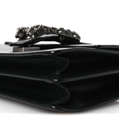 Gucci Dollar Calfskin Crystal Web Mini Dionysus Bamboo Top Handle Bag Black Black Diamond 10 of 11