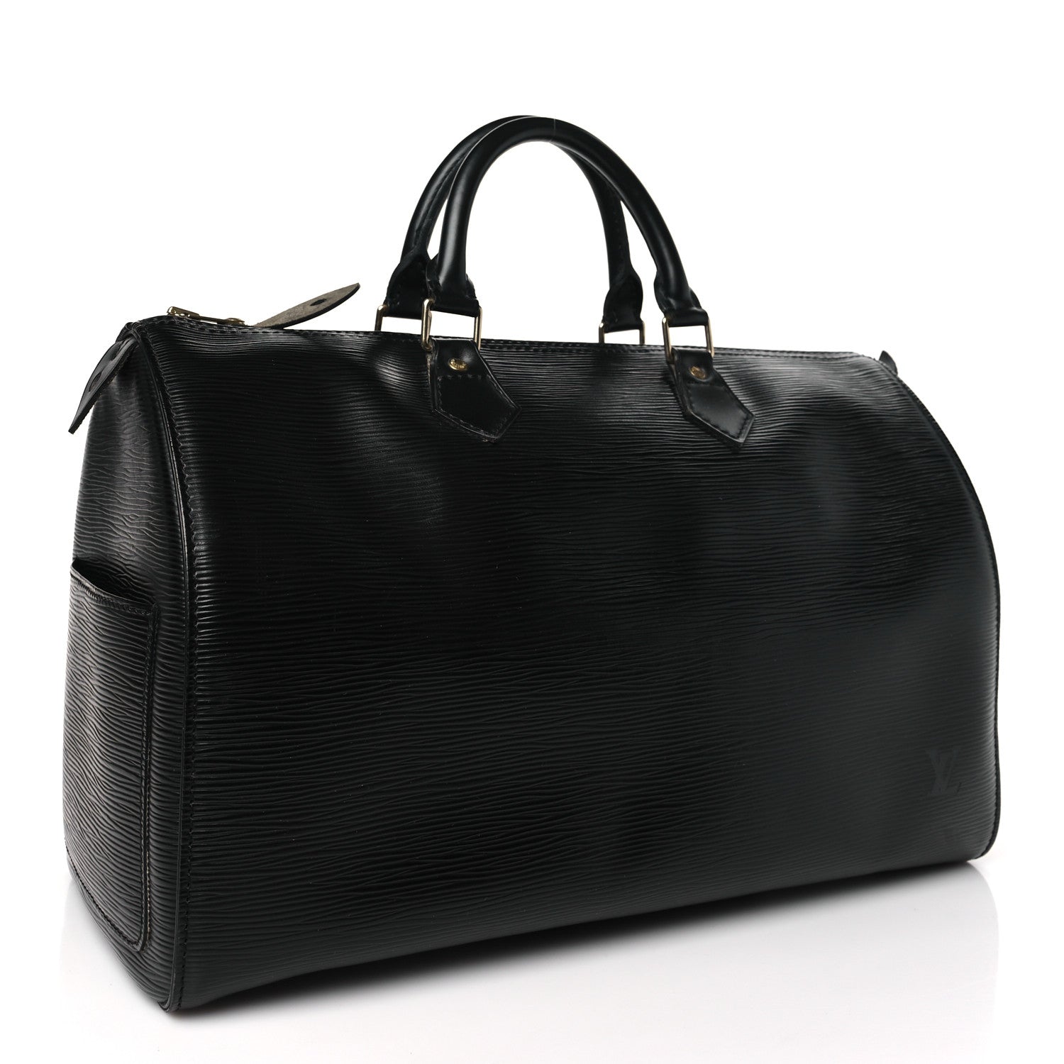 Louis Vuitton Epi Speedy 35 Black 3 of 9