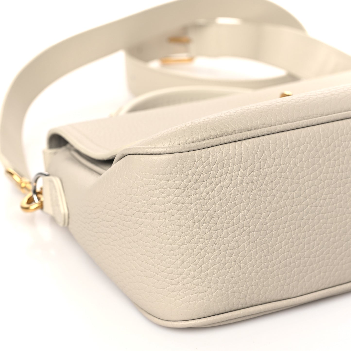 Heavy Grain Calfskin Small Bryn Chalk