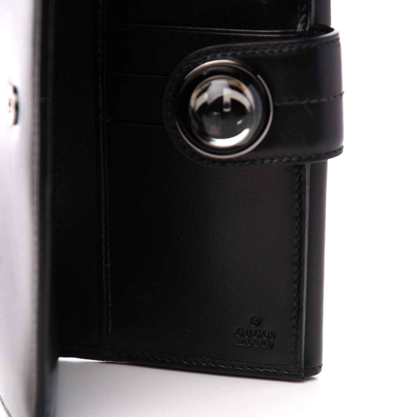 Calfskin GG Continental Wallet Black