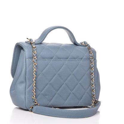 Chanel Caviar Quilted Mini Business Affinity Flap Light Blue 3 of 12