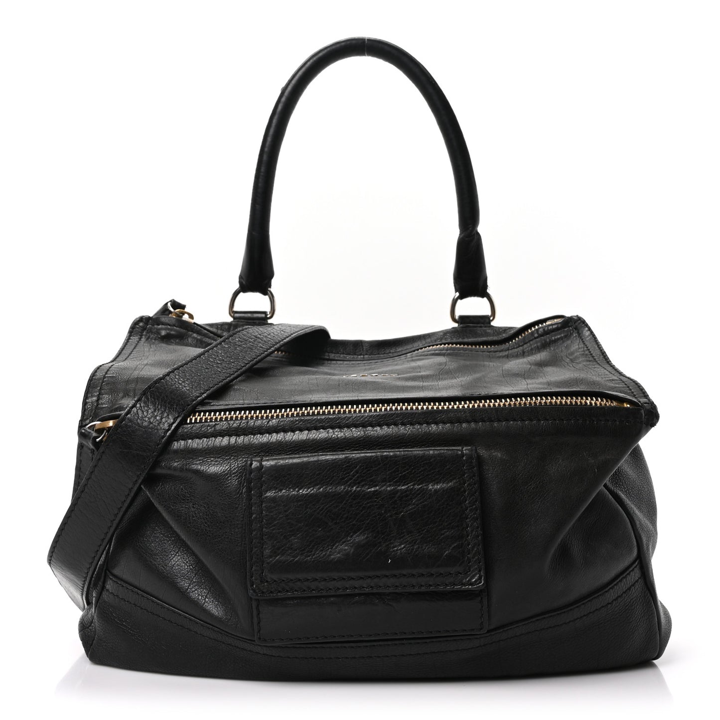 Sugar Goatskin Large Pandora   Black
