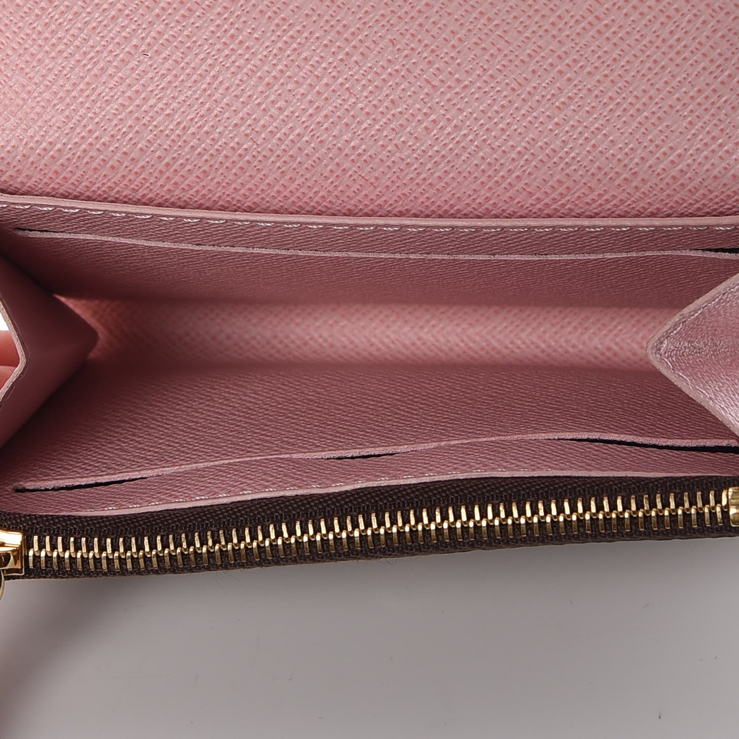 Louis Vuitton Damier Ebene Rosalie Coin Purse Rose Ballerine 5 of 9