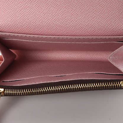 Louis Vuitton Damier Ebene Rosalie Coin Purse Rose Ballerine 5 of 9