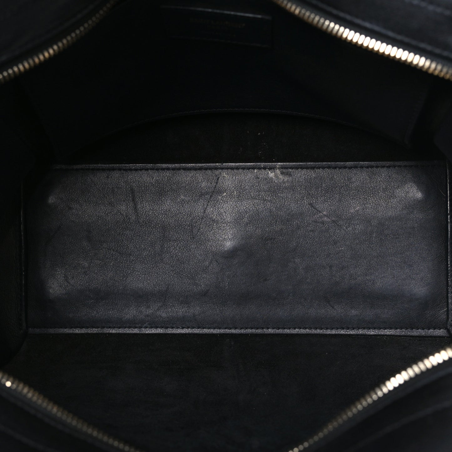 Calfskin Suede Small Monogram Downtown Cabas Black