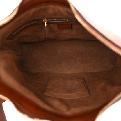 Gucci GG Supreme Monogram Linea A Hobo Brown 5 of 10