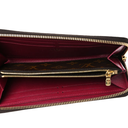 Louis Vuitton Monogram Clemence Wallet Fuchsia 5 of 6