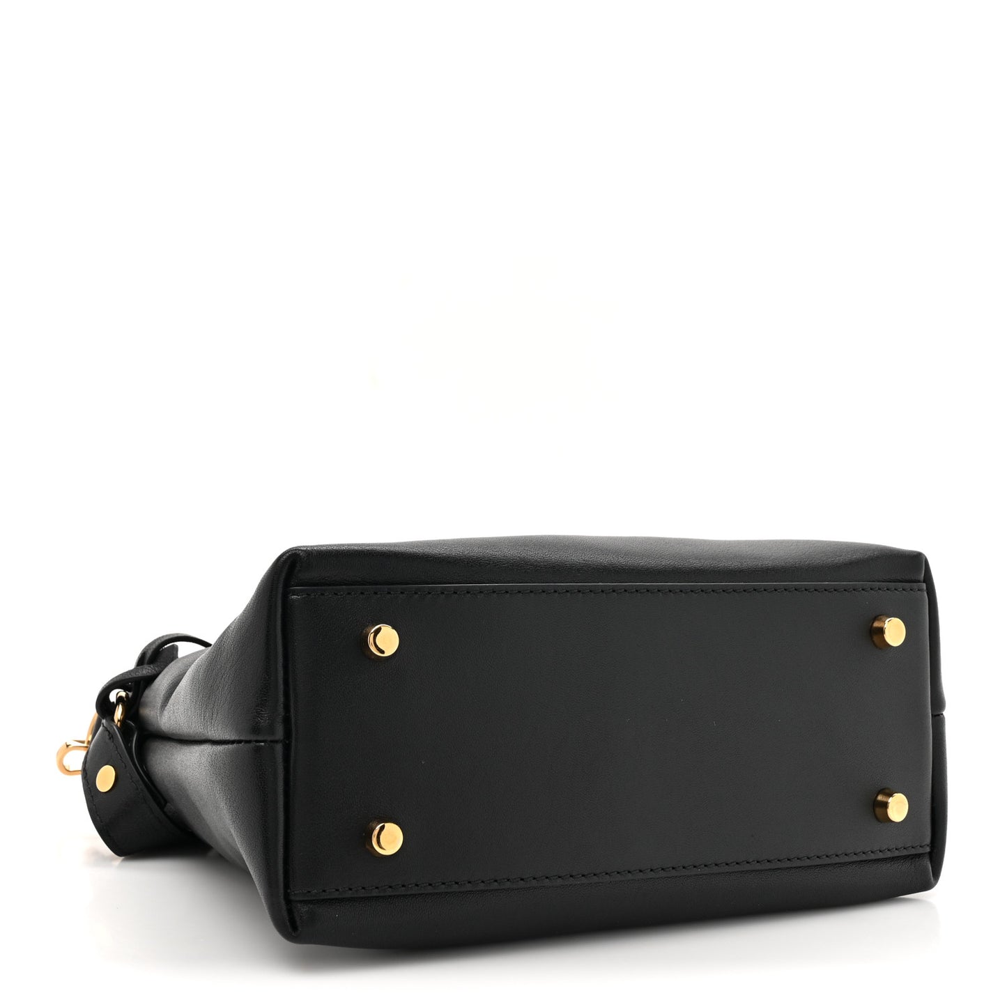 Nappa Logo Tag Hobo Black