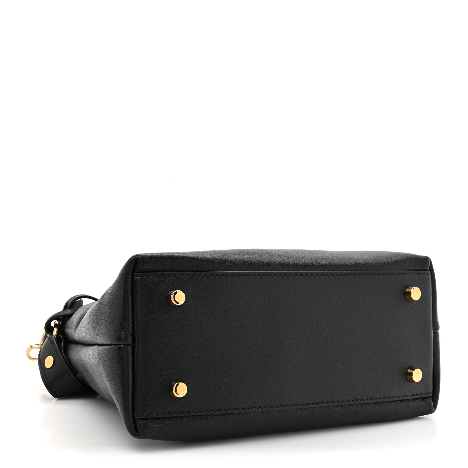 Versace Nappa Logo Tag Hobo Black 4 of 9