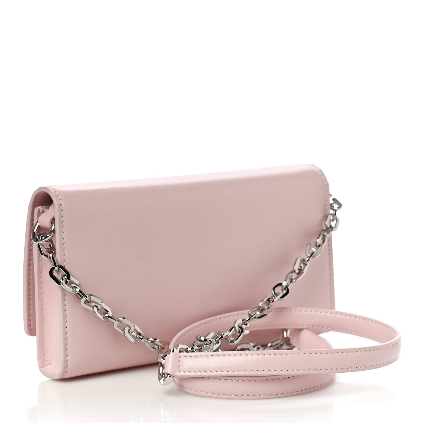 Box Calfskin 4G Wallet on Chain Pale Pink