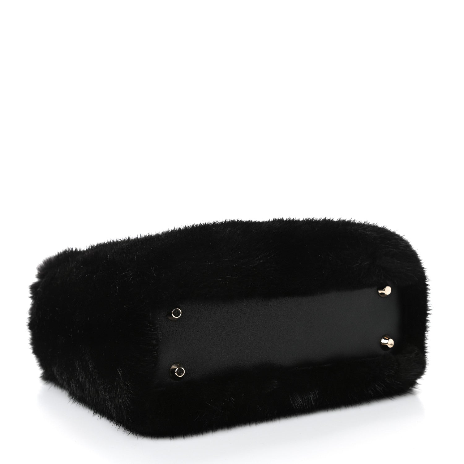 Christian Dior Mink Fur Mini Lady Dior Black 3 of 4