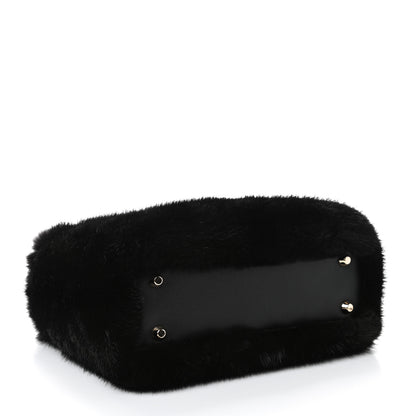 Christian Dior Mink Fur Mini Lady Dior Black 3 of 4