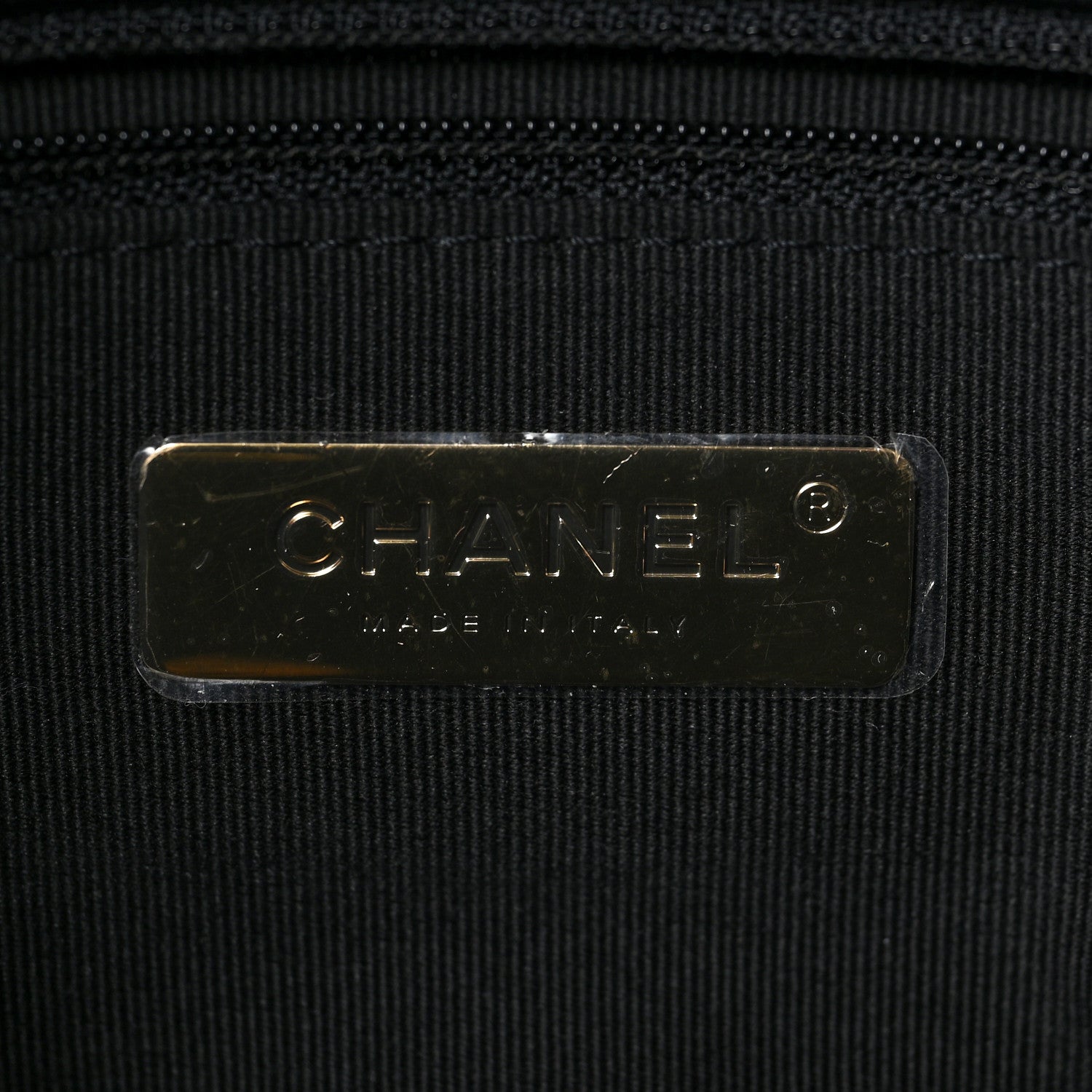 Chanel Lambskin Printed Fabric Medium Chanel 19 Flap Black Multicolor 6 of 9