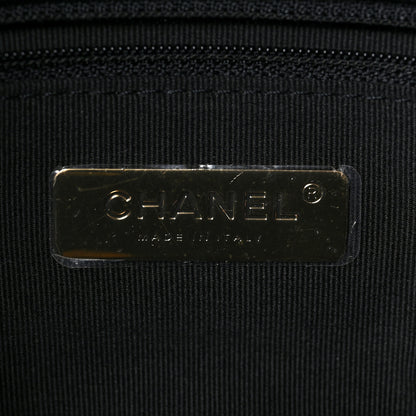 Chanel Lambskin Printed Fabric Medium Chanel 19 Flap Black Multicolor 6 of 9