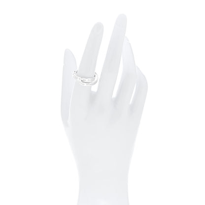 Tiffany Sterling Silver 1837 Interlocking Circles Ring 54 7 2 of 4