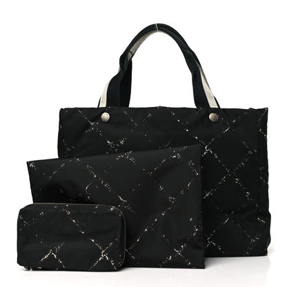 Chanel Nylon Travel Toiletry Tote Black 3 of 11