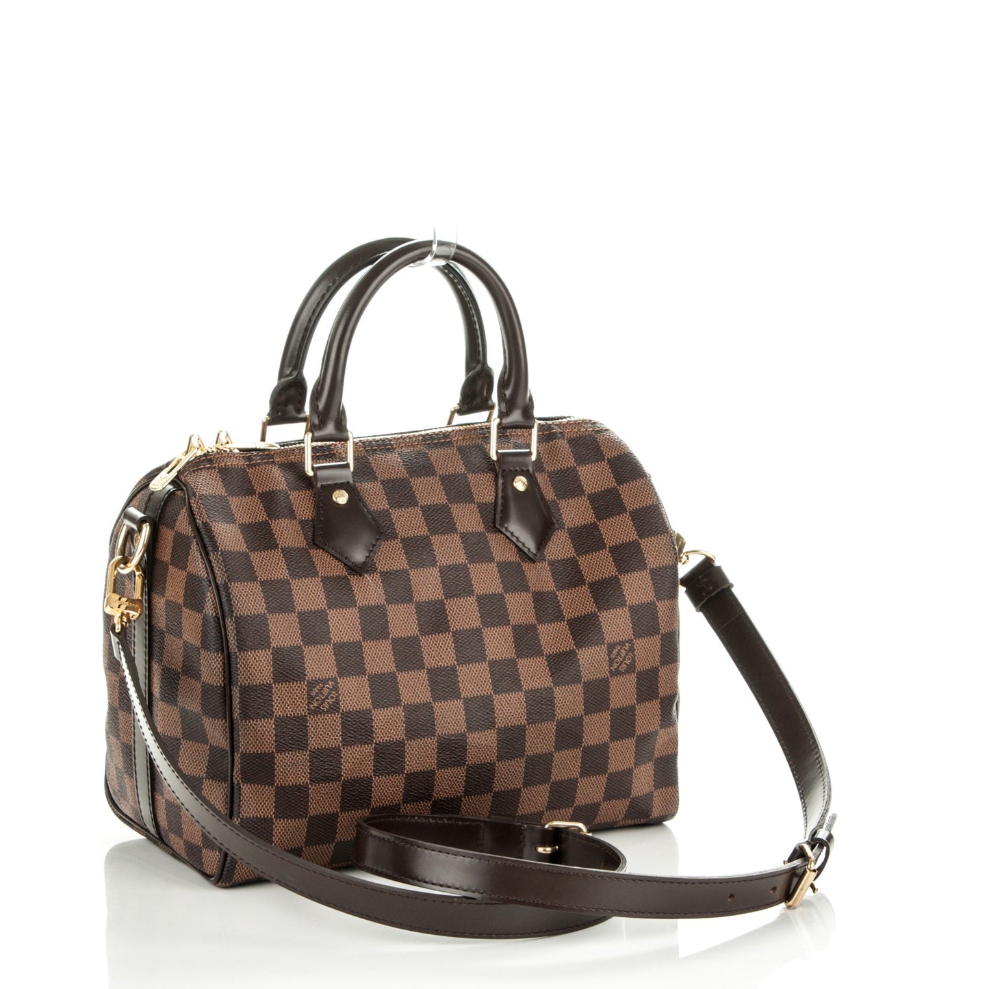 Damier Ebene Speedy Bandouliere 25