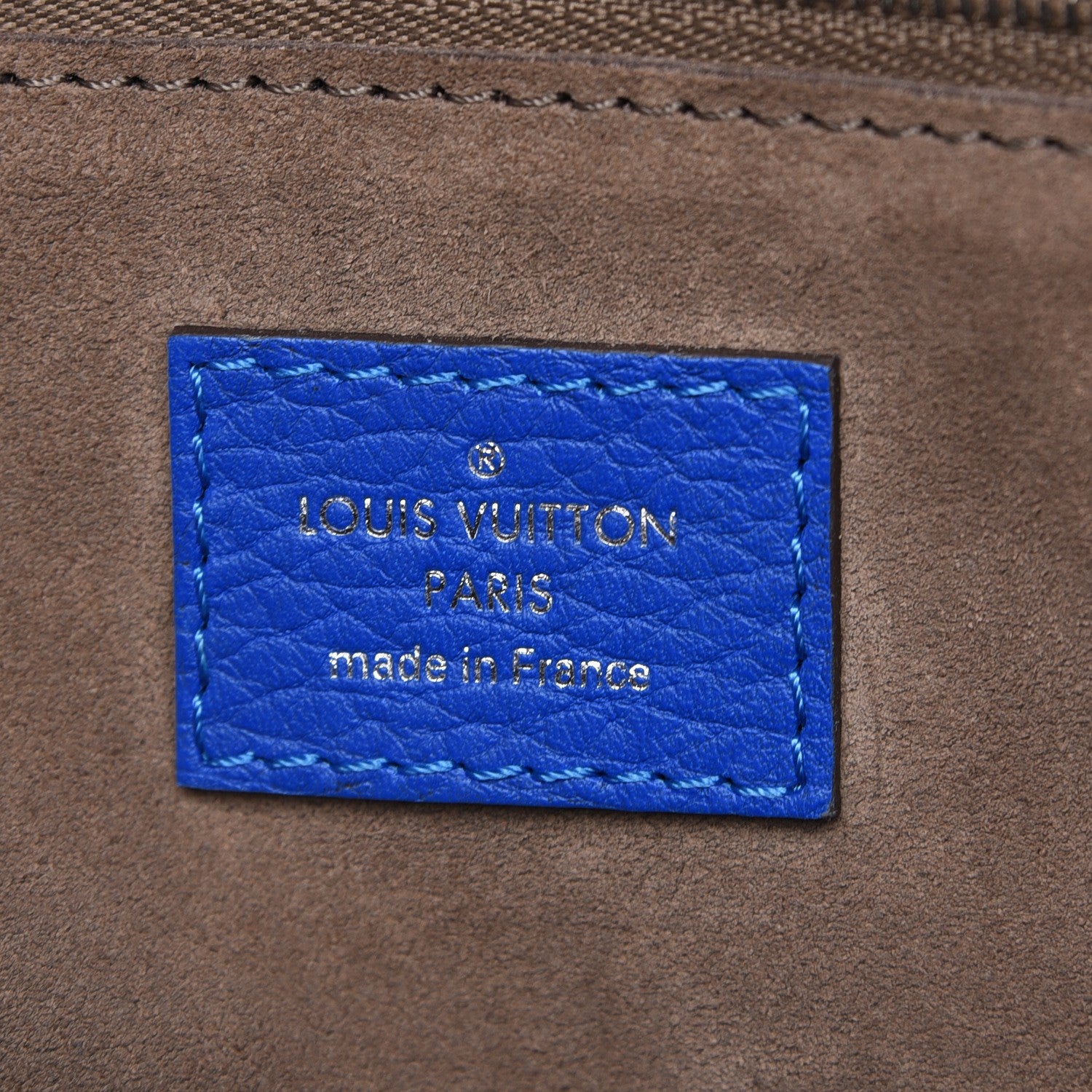 Louis Vuitton Cuir Taurillon Soft Lockit PM Outremer 7 of 10