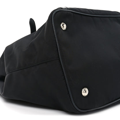 Prada Tessuto Nylon Soft Calf Tote Black 8 of 9