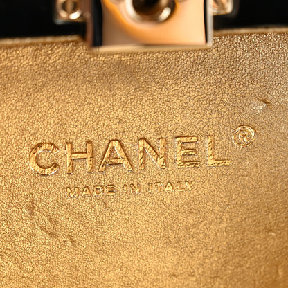 Chanel Plexiglass Perfume Bottle Clutch Black Gold 6 of 11