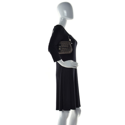 Fendi Zucchino Knit Mini Mama Baguette Black 2 of 10