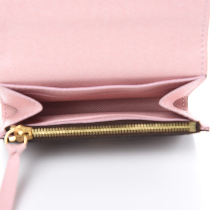 Louis Vuitton Damier Ebene Rosalie Coin Purse Rose Ballerine 6 of 9