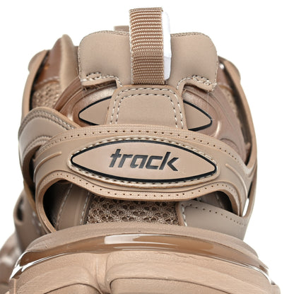 Balenciaga Mesh Rubber Uni-Matte Full Color Womens Track Sneakers 37 Full Beige 16 of 17