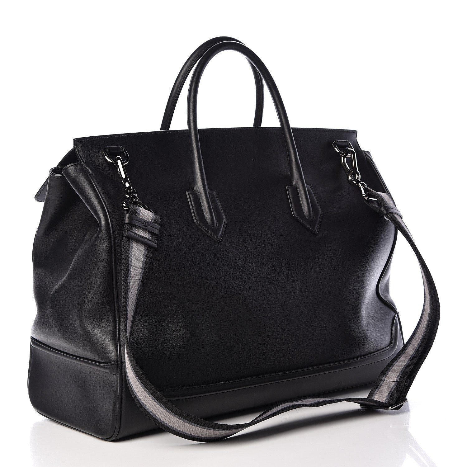 Versace Calfskin XL Palazzo Empire Bag Black 3 of 15