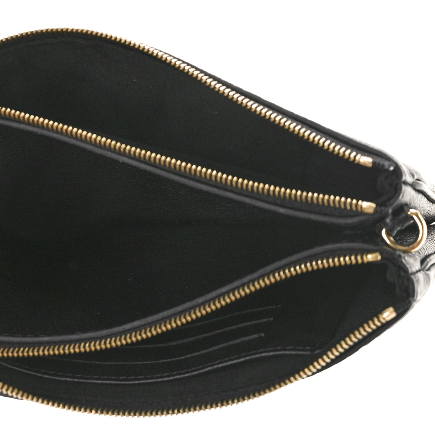 Empreinte Double Zip Pochette Black