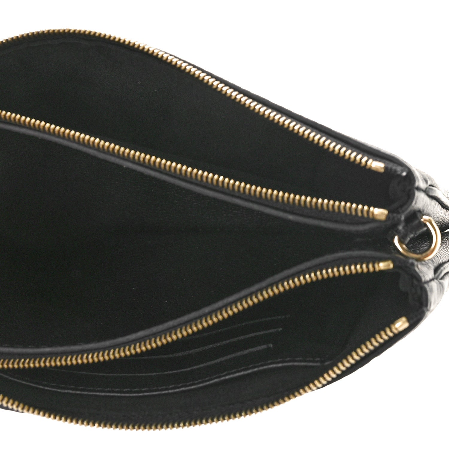 Louis Vuitton Empreinte Double Zip Pochette Black 6 of 12