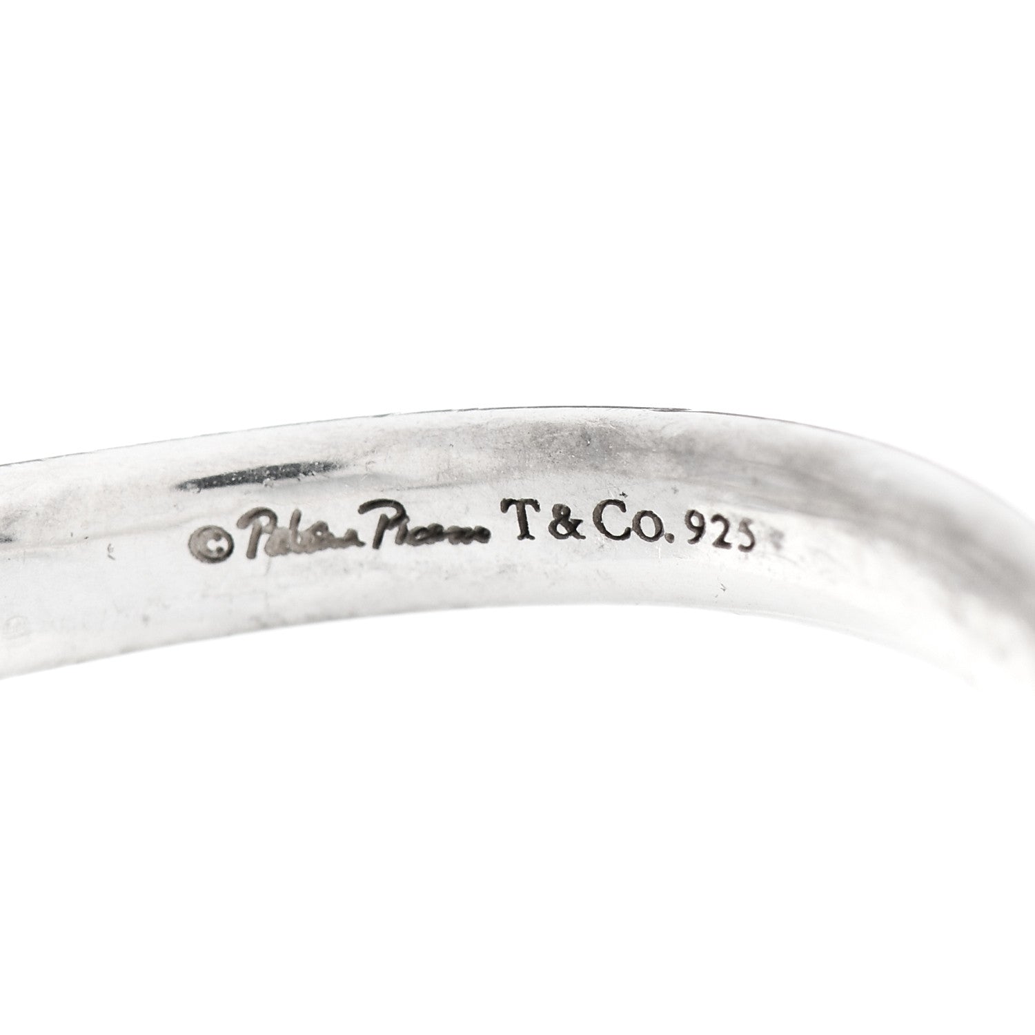 Tiffany Sterling Silver Paloma Picasso XO Ring 50 5.25 4 of 4