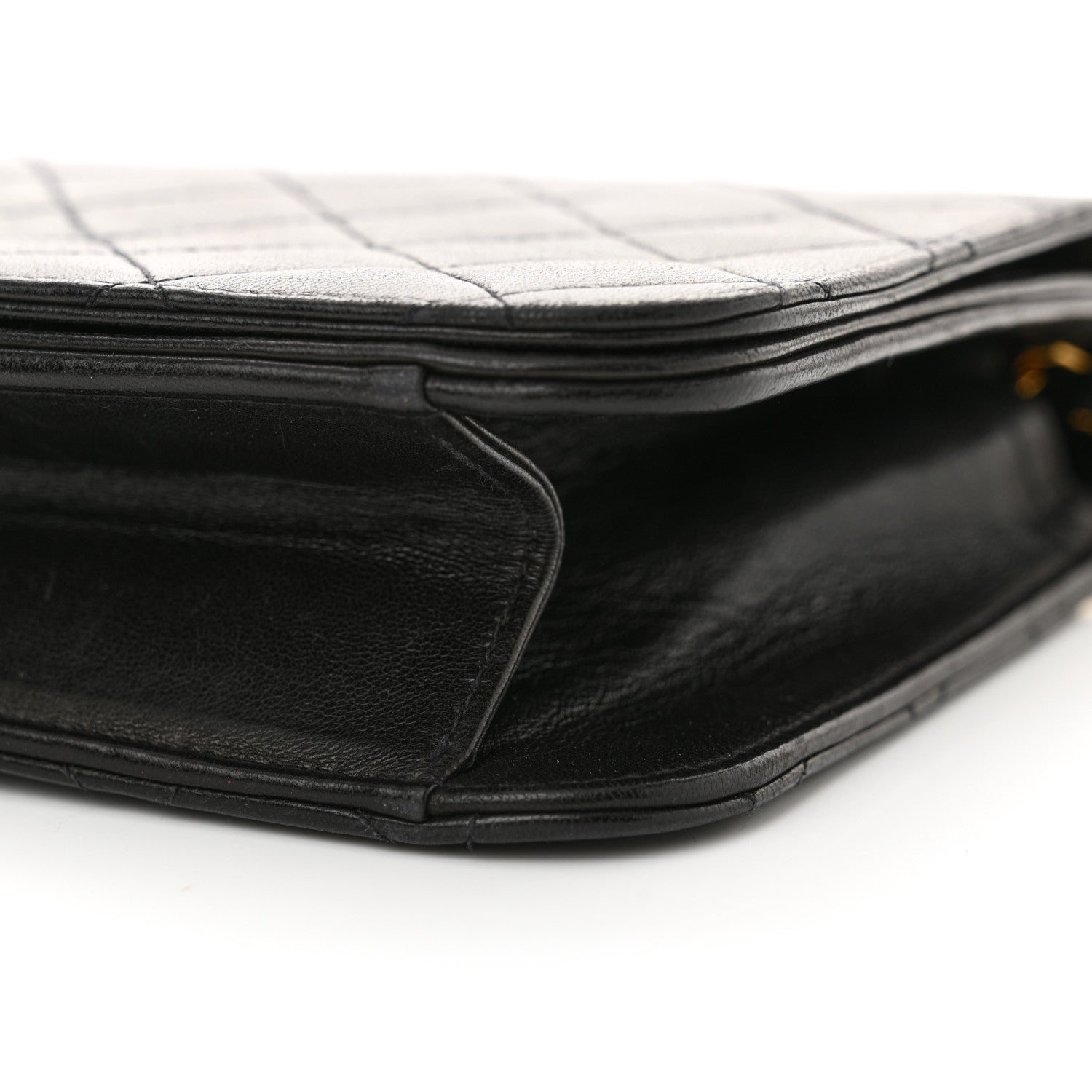 Chanel Lambskin Quilted Small Single Flap Black 10 of 13