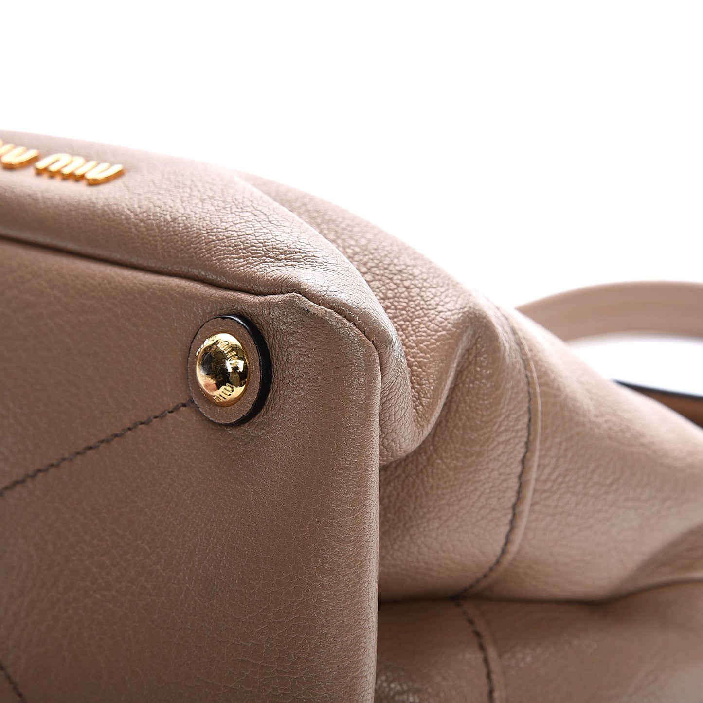 Goatskin Madras Shoulder Bag Cammeo