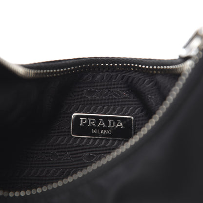 Prada Nylon Re-Edition 2005 Shoulder Bag Black 7 of 13