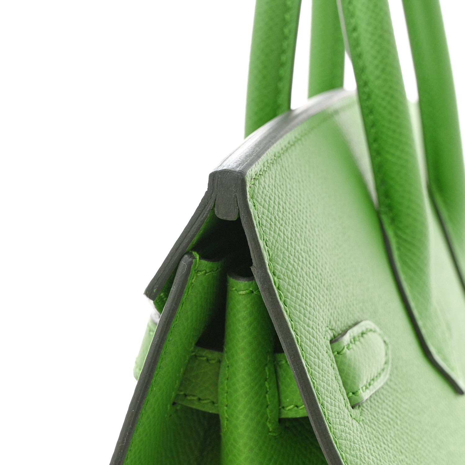 Hermes Epsom Birkin Sellier 25 Vert Yucca 12 of 13