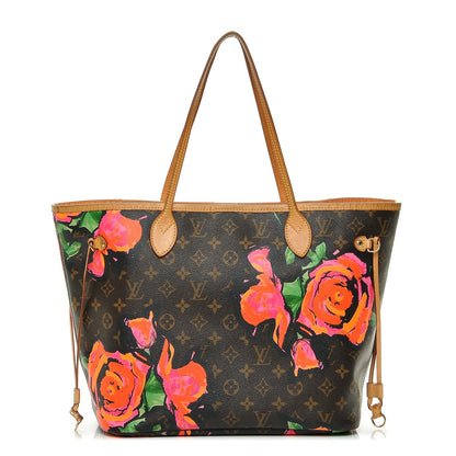 Louis Vuitton Monogram Roses Neverfull MM 1 of 6