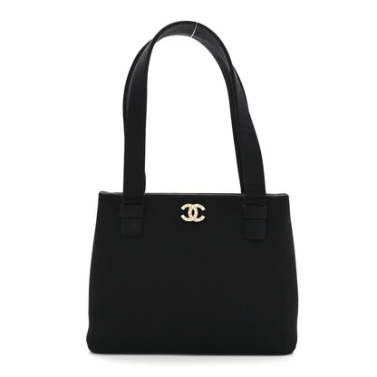 Chanel Grosgrain Crystal CC Evening Bag Black 1 of 10