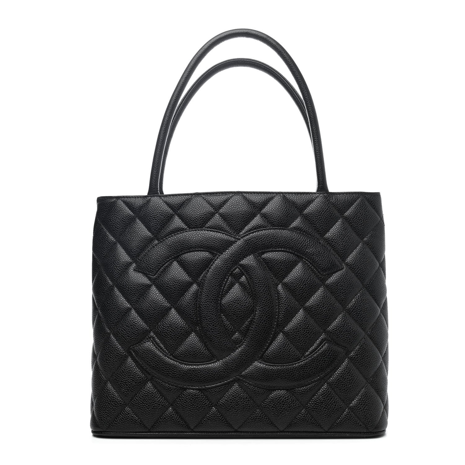 Chanel Caviar Quilted Medallion Tote Black 1 of 4