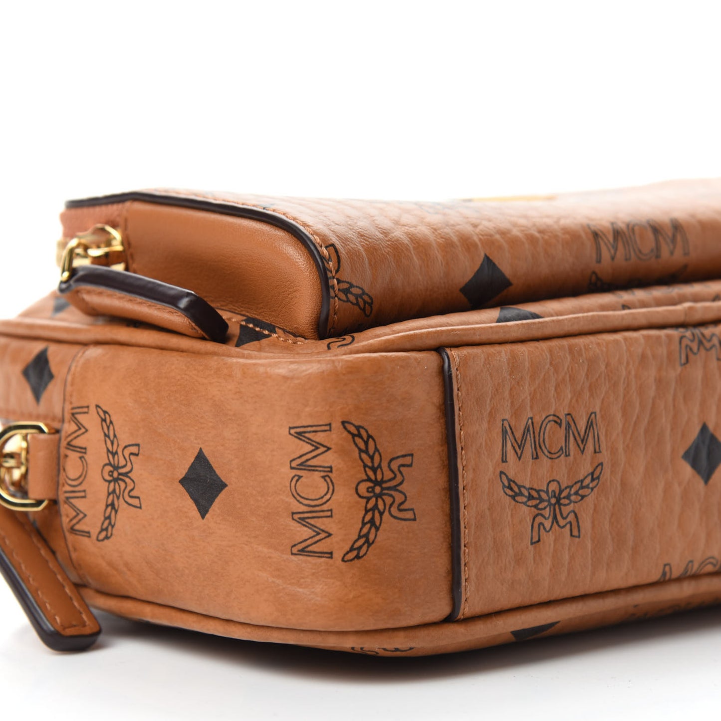 Visetos Klassik Crossbody Bag Cognac