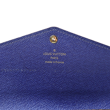 Louis Vuitton Monogram My LV Heritage Sarah Wallet NM Blue Marine Violet 6 of 11