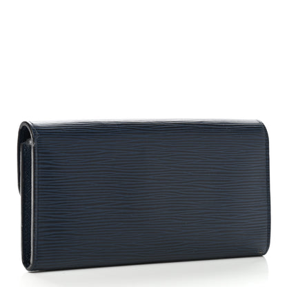 Louis Vuitton Epi Emilie Wallet Indigo 3 of 8