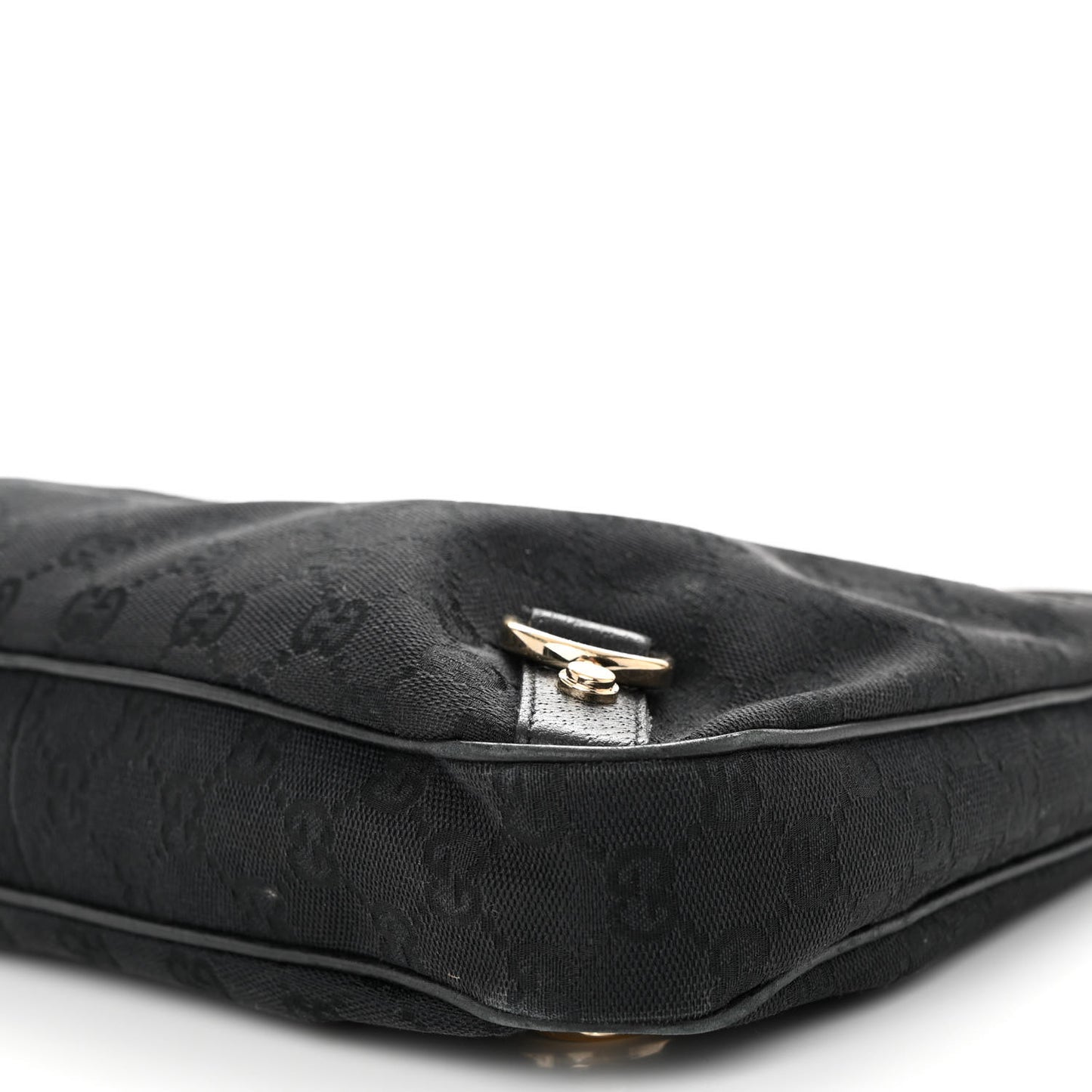 Monogram Medium Abbey D Ring Hobo Black
