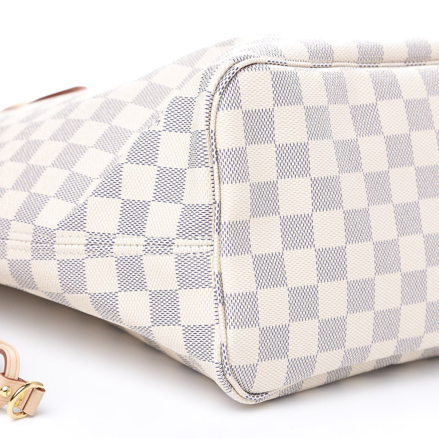 Damier Azur Neo Neverfull MM Rose Ballerine