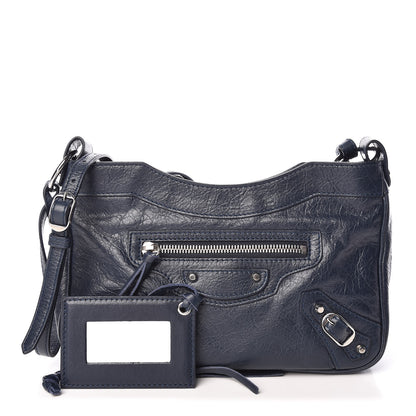 Balenciaga Agneau Classic Silver Hardware Hip Bleu Obscur 1 of 9