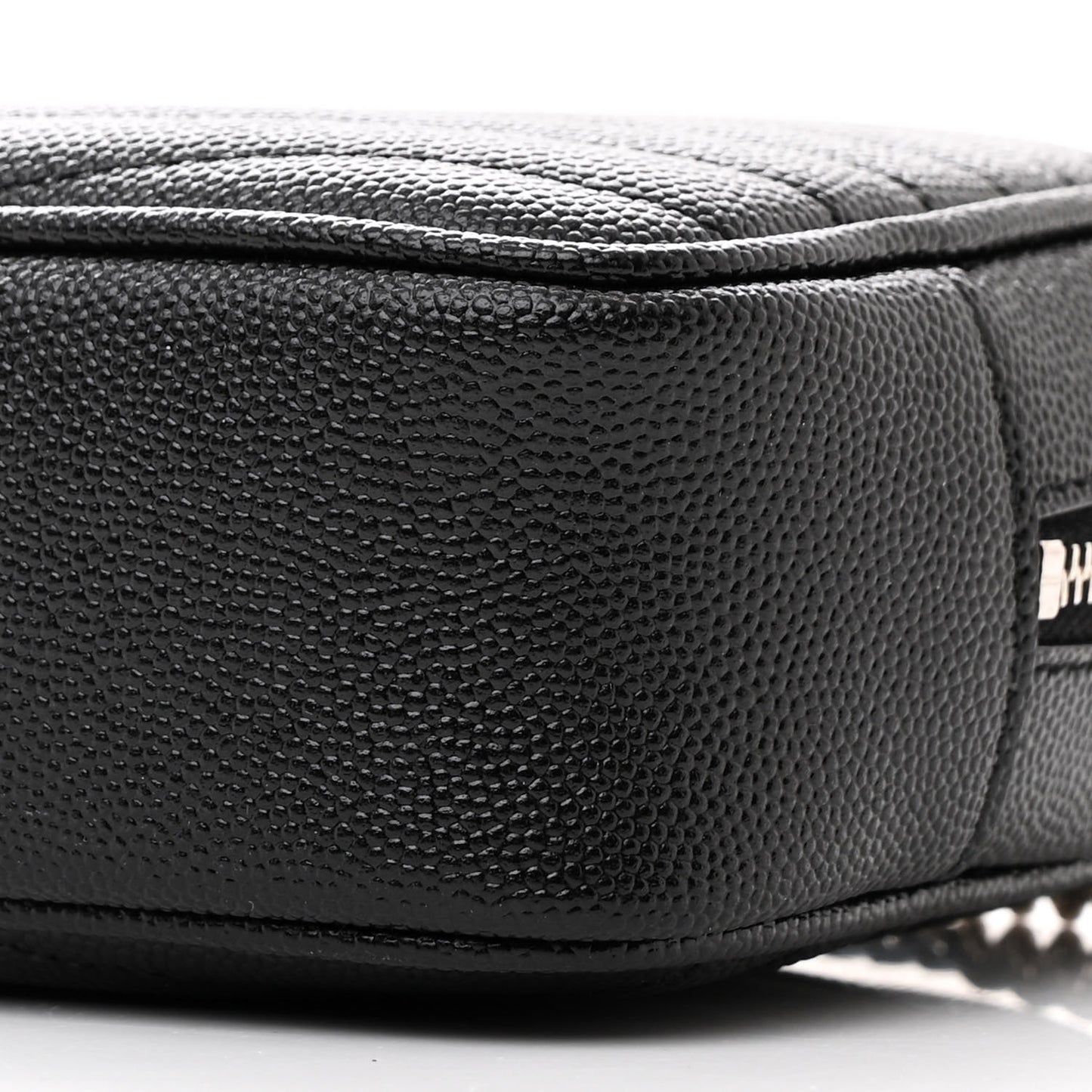 Grain De Poudre Matelasse Monogram Mini Lou Camera Bag Black