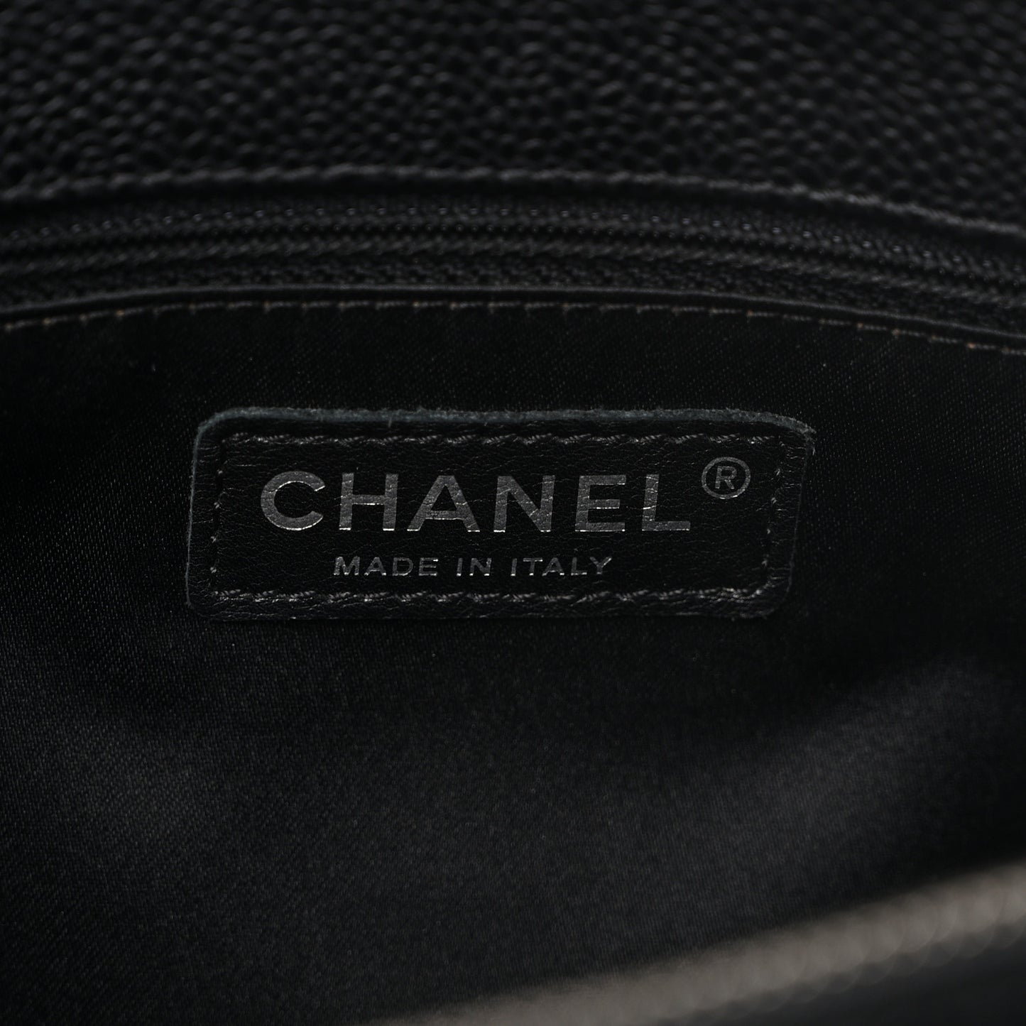 Caviar Quilted Grand Shopping Tote GST Black